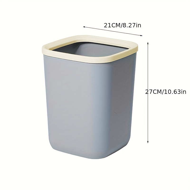 Nordic Contrast Trash Can Square Garbage Bin