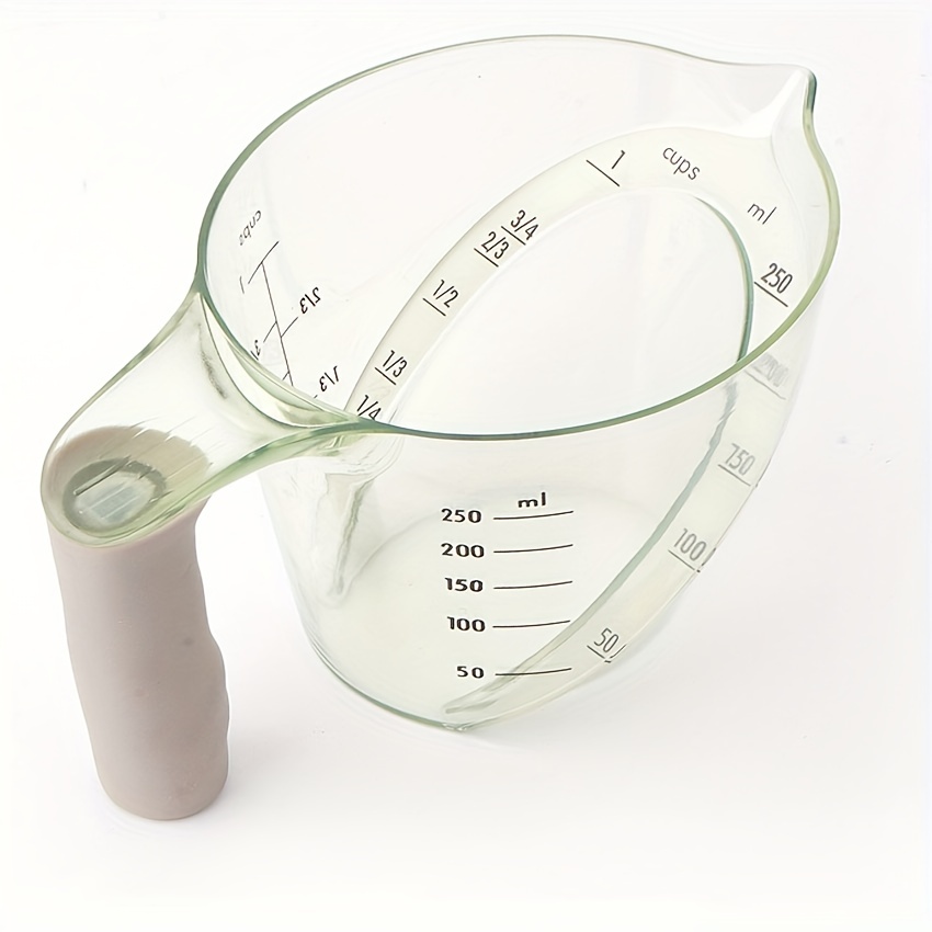 250/500/1000Ml Baking Tool Plastic Visual Scale Metering Cup