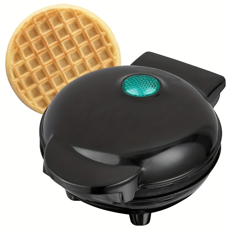 Mini Waffle Maker Machine, 4 Inch Chaffle Maker with Compact Design,  Non-Stick Surface