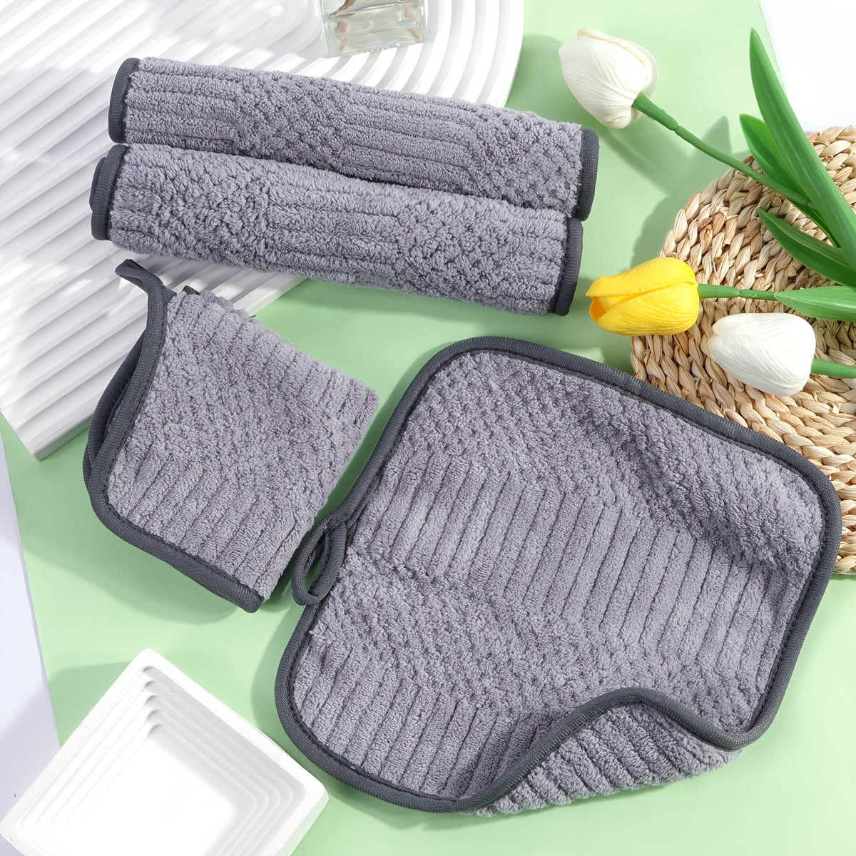 4 pack Square Makeup Removal Towels