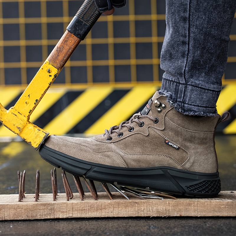 Puncture Proof Waterproof Wear-resistant Non Slip Work Boots