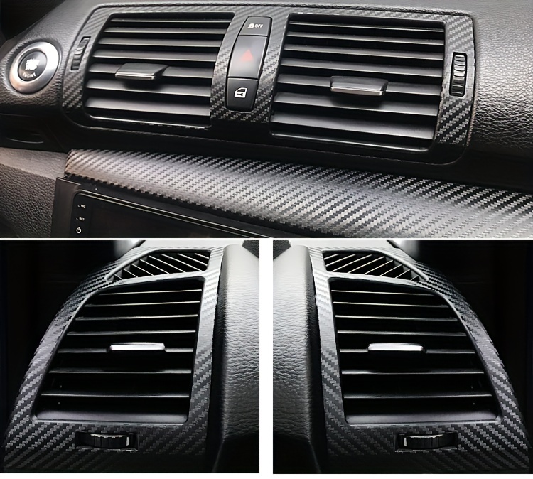 Interieur Zubehör Für 1 Serie E81 E82 E87 E88 2008-2013 Zubehör Carbon  Faser Aufkleber Auto Automatische Spezielle Innen Trim Auto Interieur Dekor  (Farbe : Gear Shift Black): : Auto & Motorrad