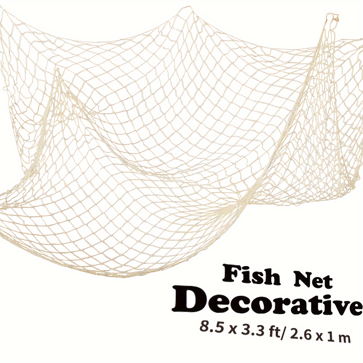 Fish Net Decoration For Beach Themed Parties And Home Decor