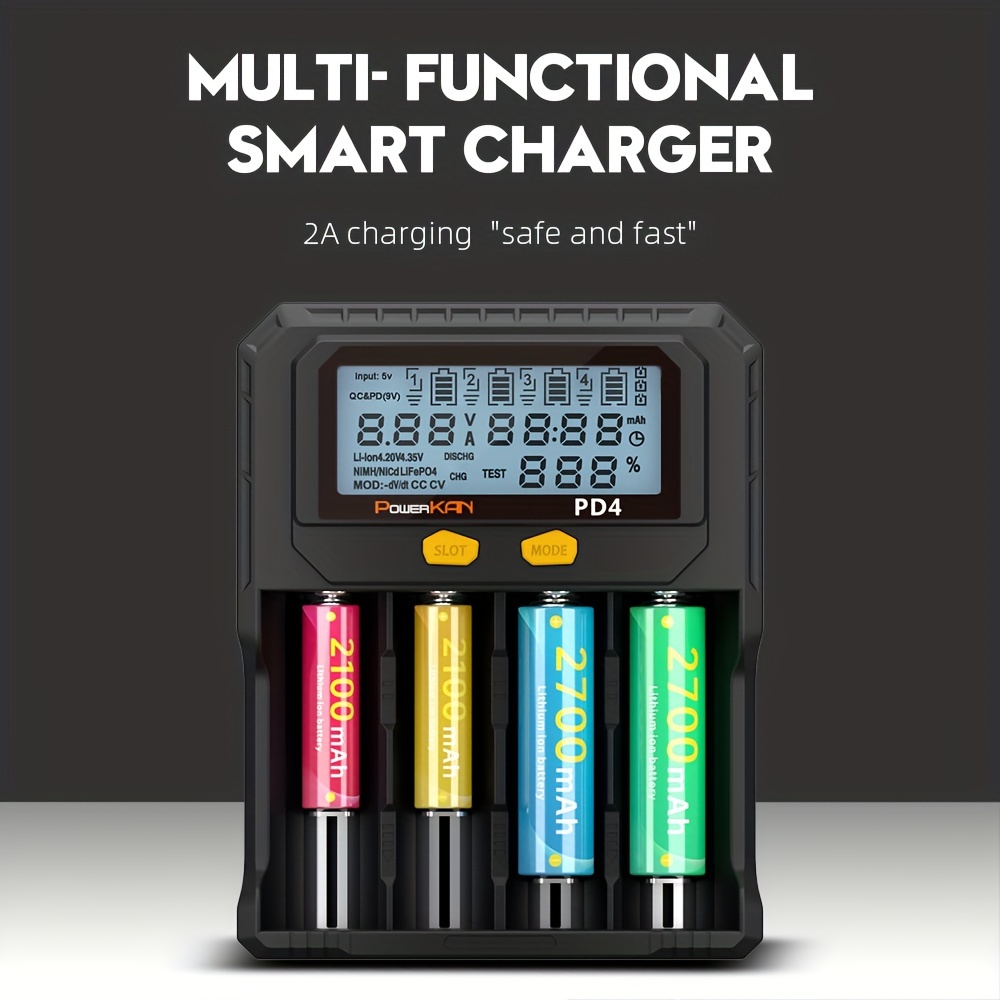 Chargeur Batterie Lithium 18650 Certifié Kc Entrée: 5v - Temu Canada