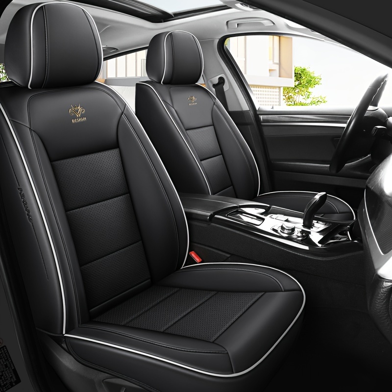 2024 new all     leather car seat covers universal fit durable stylish red   for   business casual use vehicle interior upgrade sleek car accessory   material