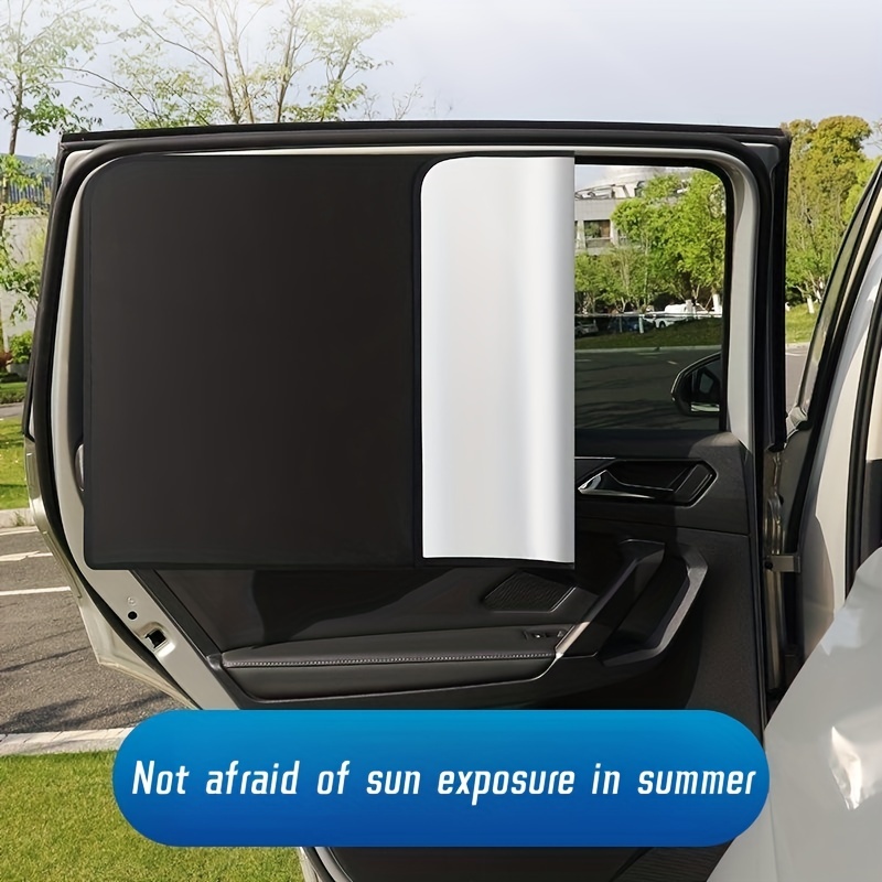 Pare-soleil de voiture double couche, pare-brise, grille d'isolation  solaire, parasol intérieur de voiture, ombrage de fenêtre avant