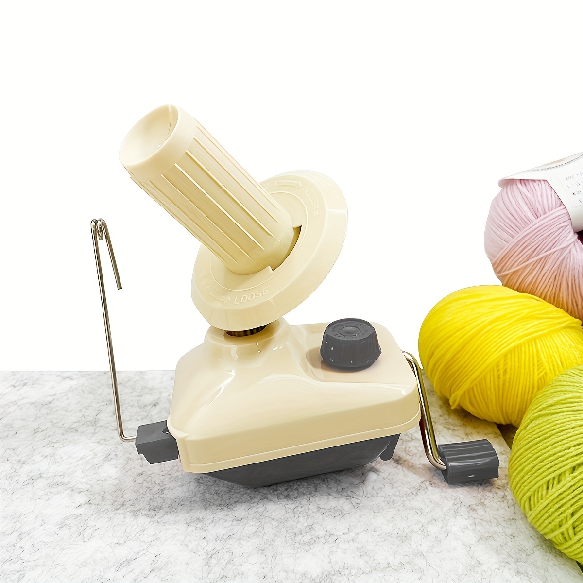 Yarn Ball Winder For Crocheting Hand Operated Yarn Ball - Temu