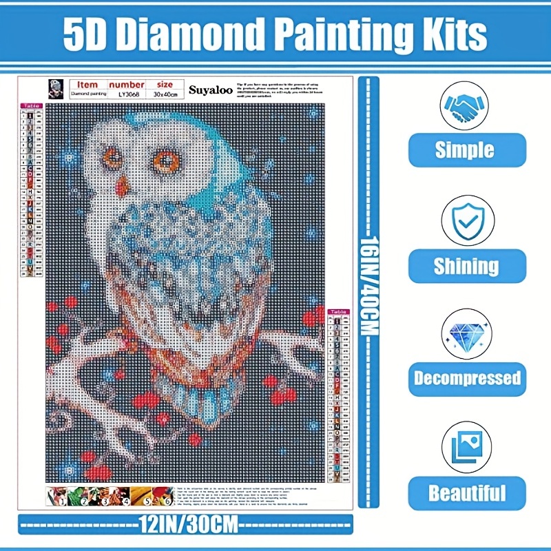  Suyaloo Skull Diamond Painting Kits for Adults - 5D