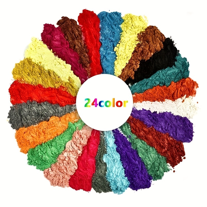 24color Epoxy Resin Pigment Filler Pearlescent Powder - Temu