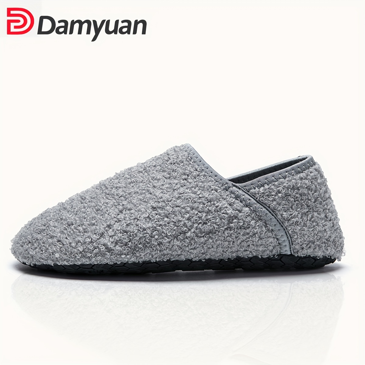 Damyuan Mens House Slippers Winter Indoor/Outdoor