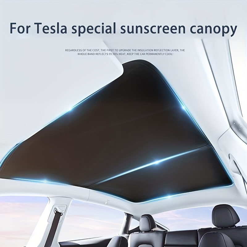 2 x Auto Sonnenschutz Abdeckung dreieckig für Tesla Model 3