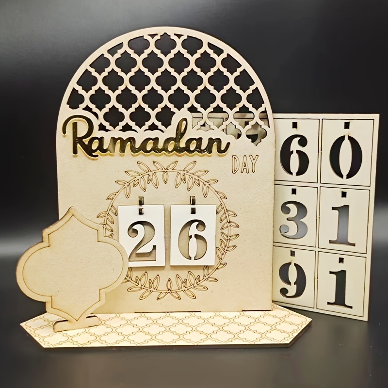 DIY ramadan countdown Wooden Ramadan Advent Calendar Countdown Ramadan