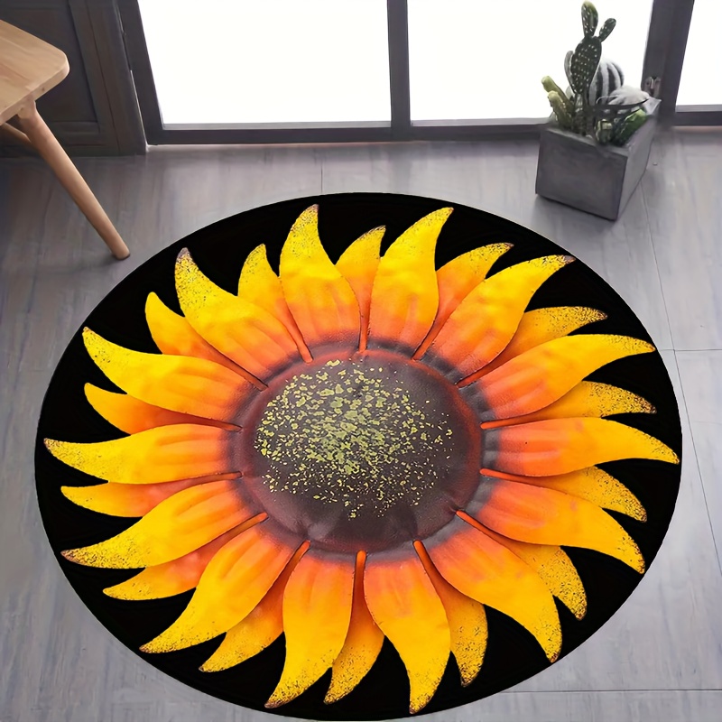 1 Alfombra Diseño Girasol Llave Piano Alfombra Cocina - Temu Chile