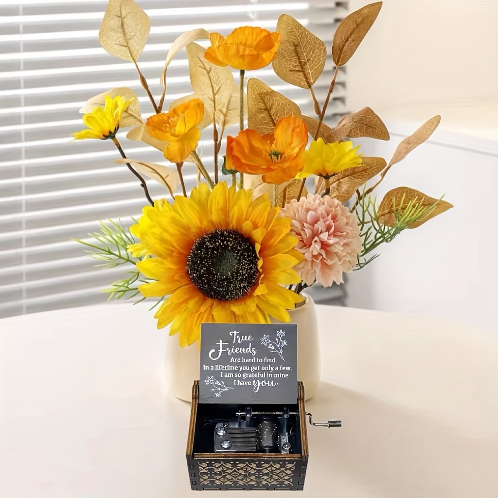 Sunflower Music Box Gifts Mother's Day Gift For Mom Best Mom - Temu