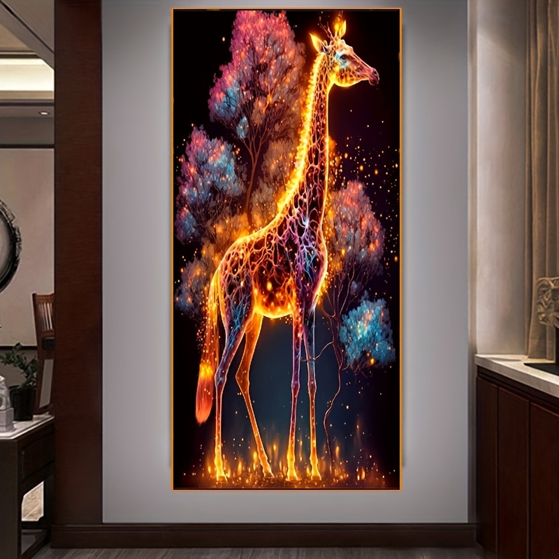 Decoration Adult Diamond Art Diy Gift Gem Art Giraffe Diamond Painting Home  Decoration Gift No Frame - Temu