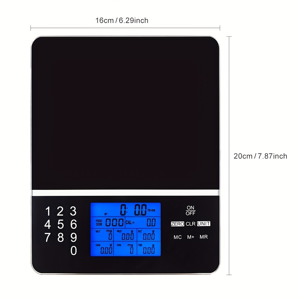 1pc Smart Digital Food Scale For Weight Loss, Kitchen Scale, USB  Rechargeable Digital Kitchen Scale, Weight Grams And Oz With Nutritional  Calculator F