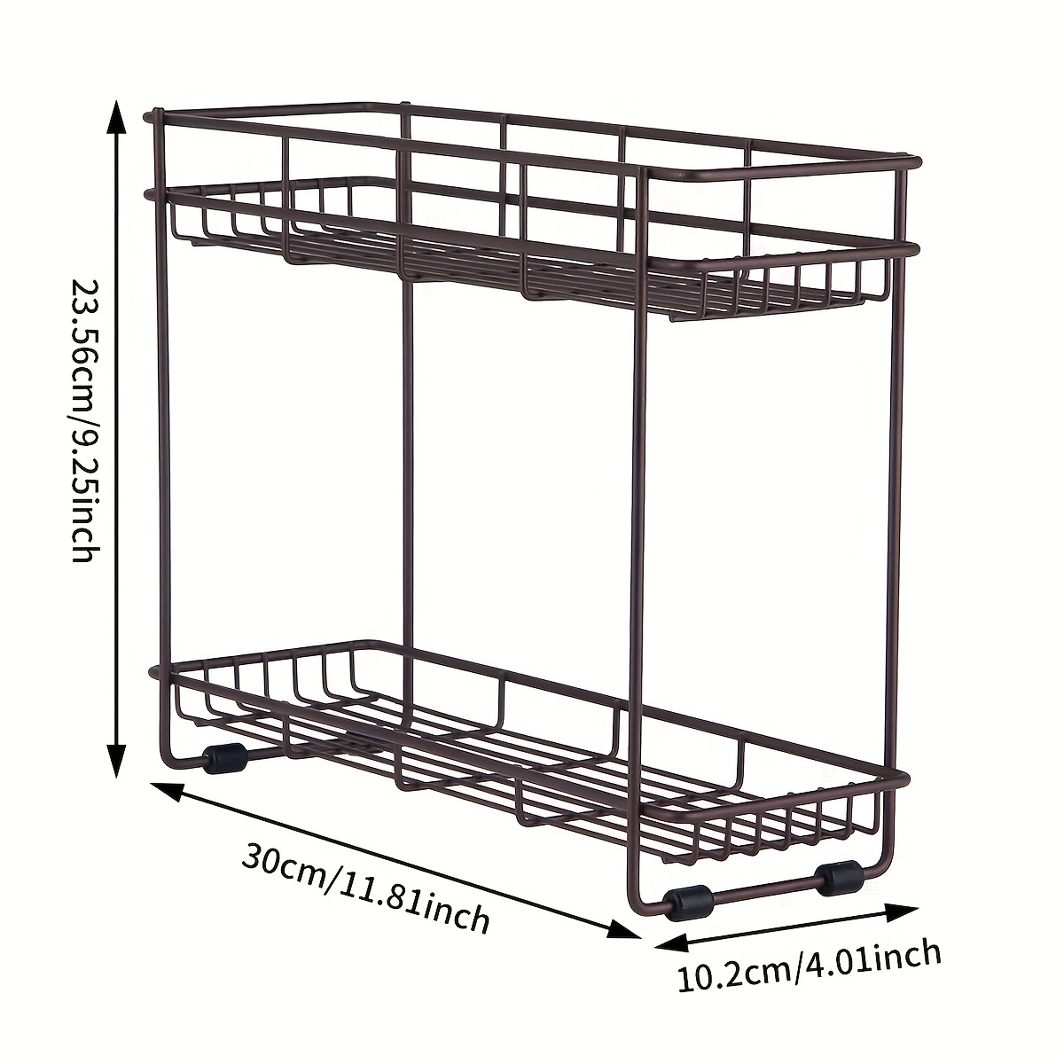 2 tier Bathroom Organizer Double layer Multifunction Storage - Temu