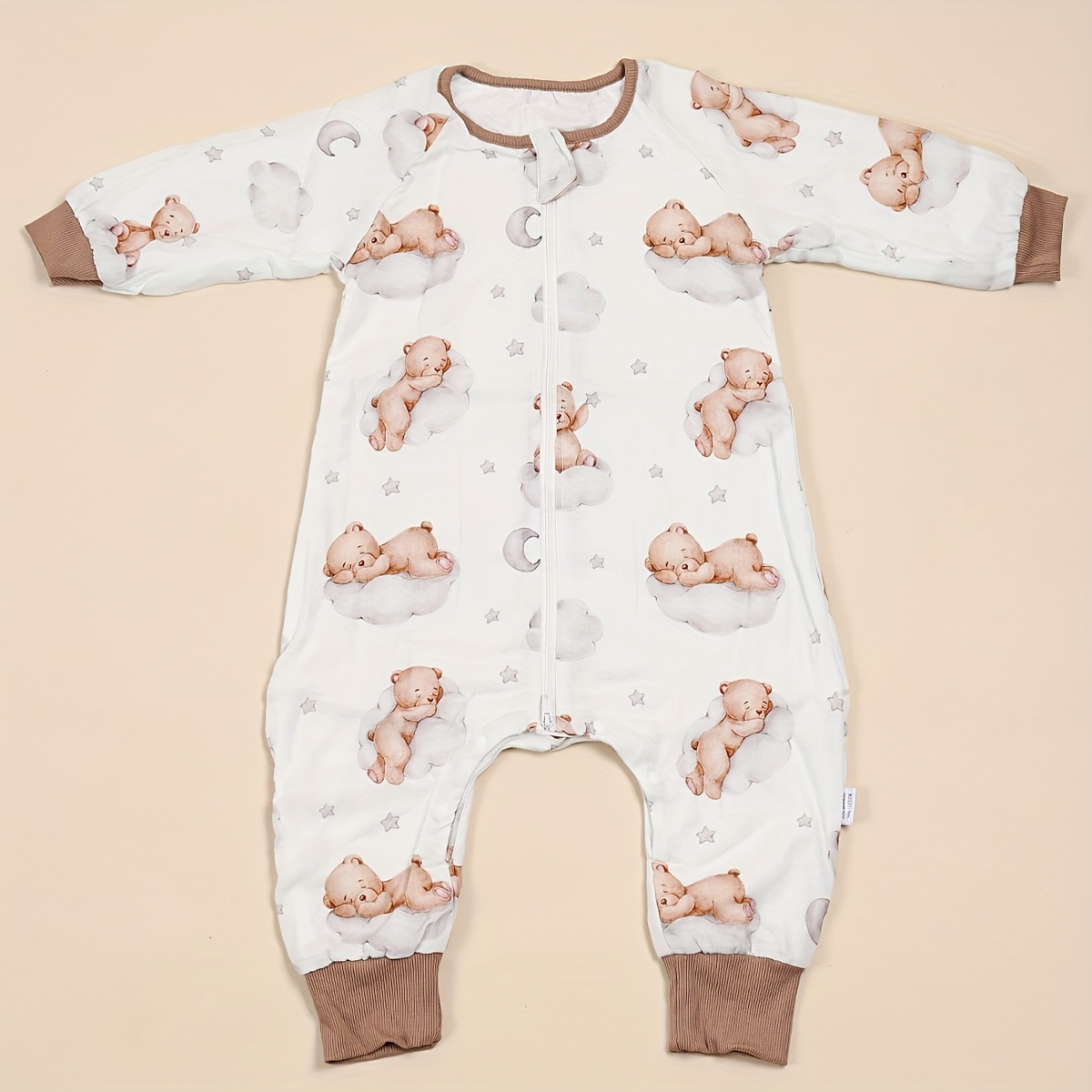Digital Print Bamboo Long Sleeve Sleeping Bag for Babies