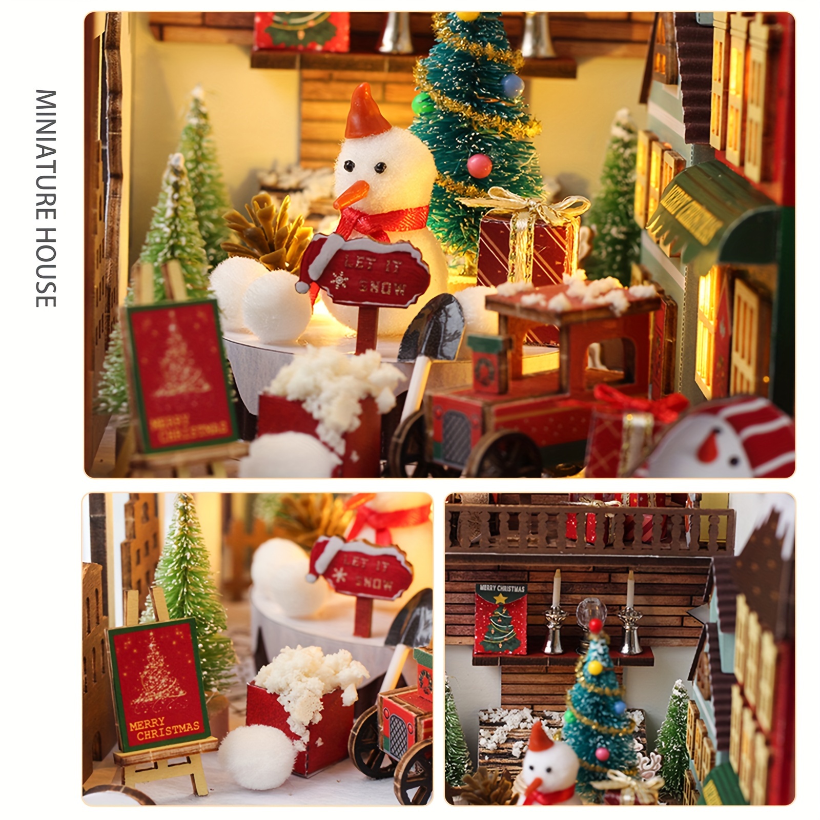 Christmas Holiday Village Book Nook – Woody.Puzzle