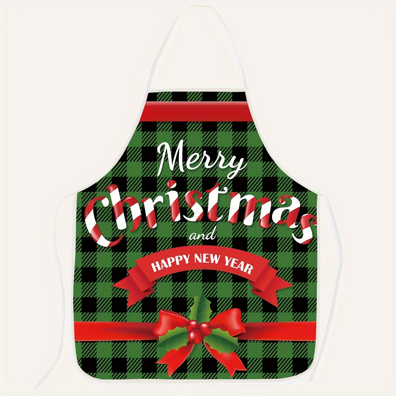 Apron Patterns for Sewing Men Plaid Christmas Apron Customized Apron for  Adults Christmas Aprons Adult Aprons Santa Apron Kitchen Cooking Apron For