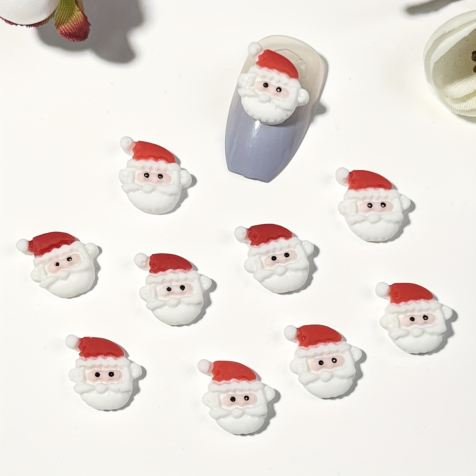 Christmas studs set fimo clay polymer clay cute kawaii santa tree