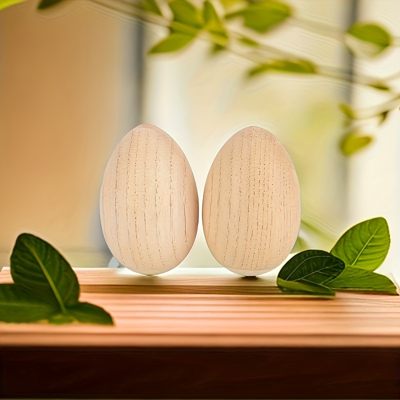 

2pcs Musical Percussion Instruments Wooden Egg Shakers Rhythm Rattle