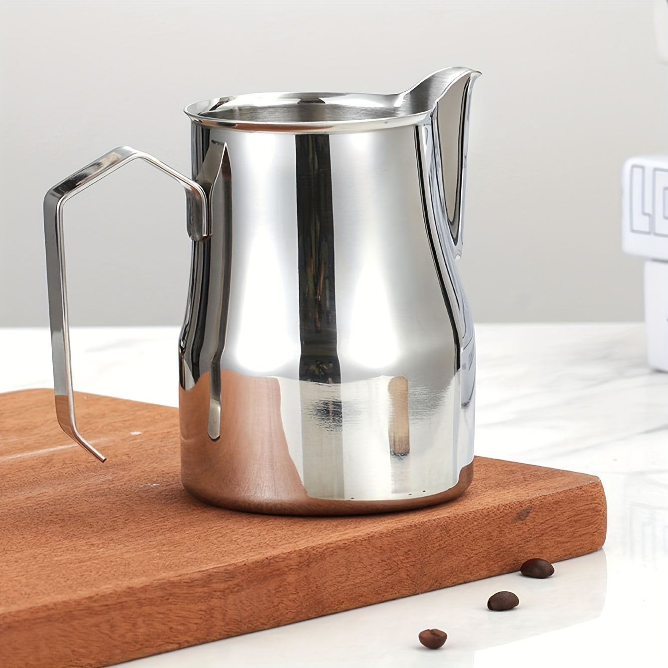 Stainless Steel Milk Frothing Pitcher Pointed Mouth Italian - Temu United  Arab Emirates