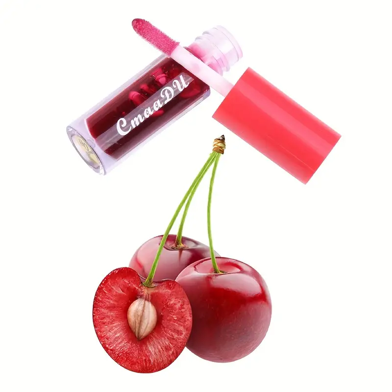 fruit flavored color changing lip glaze moisturizing hydrating daily natural lip makeup lip oil waterproof nourishing treatment details 2