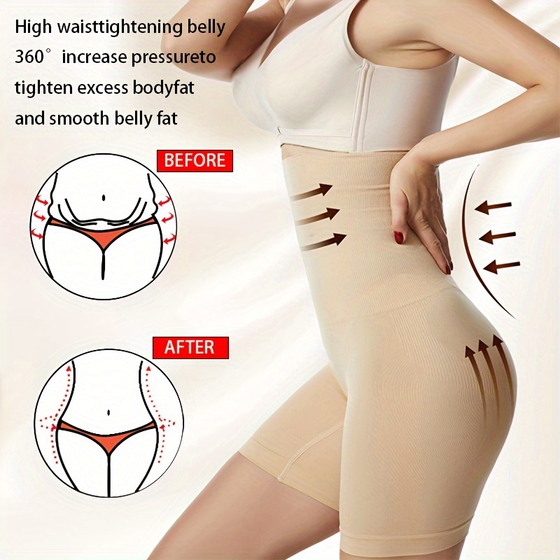 XS-XXL Womens High Waist Tummy Control Body Shaper Briefs 360 Body