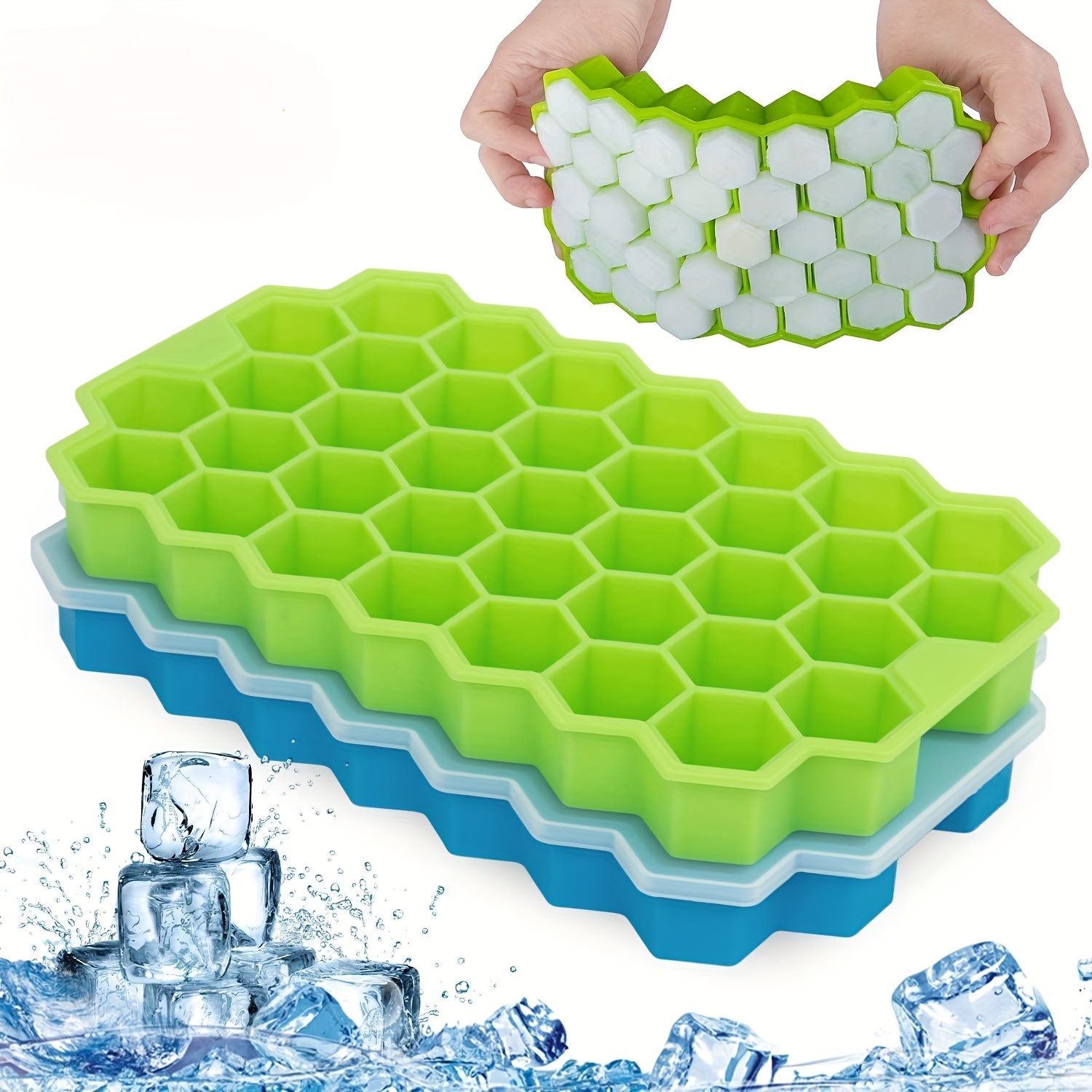 6 Cavity Mini Ice Cubes Tray Reusable Plastic Ice Cube Mould - Temu