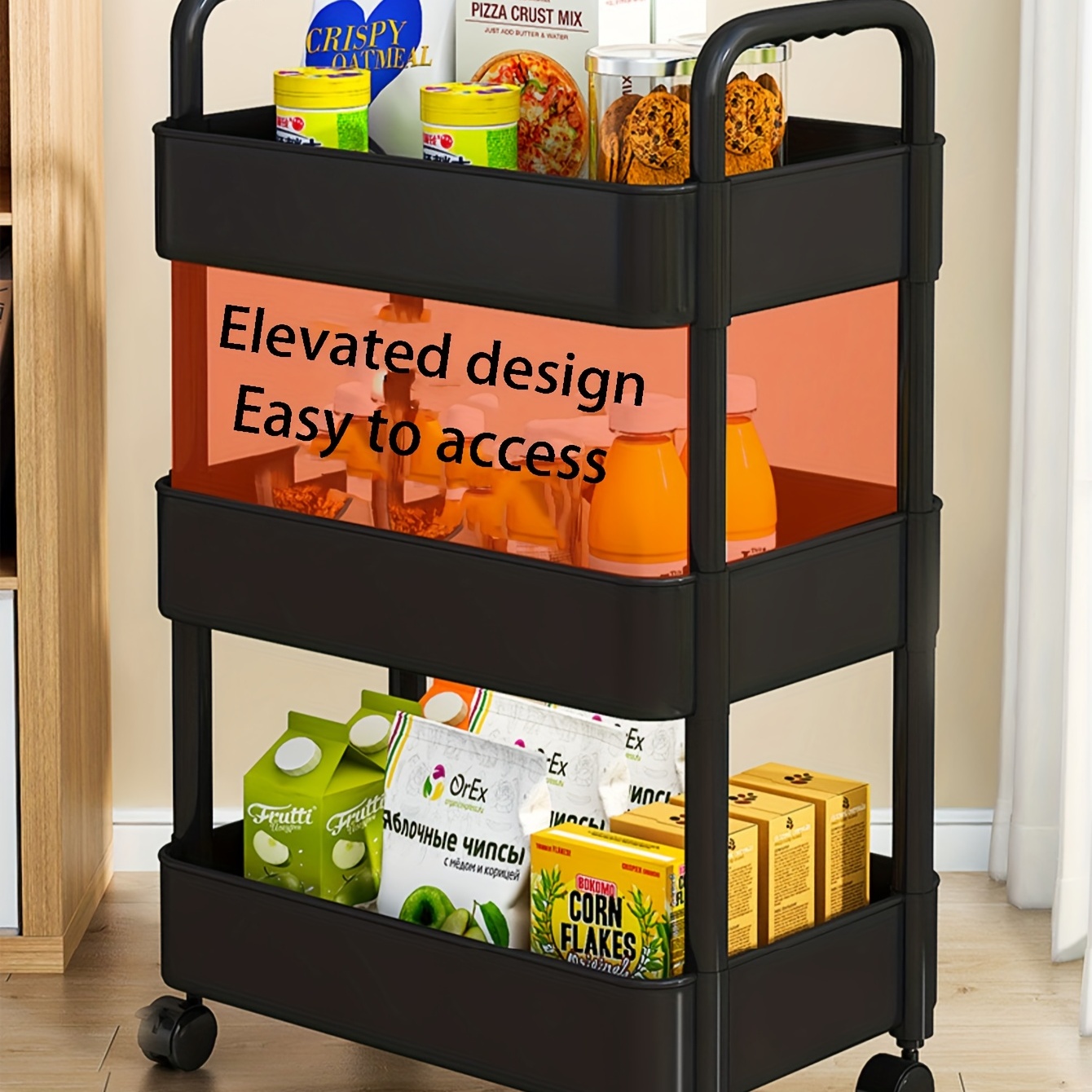 Multi layer Storage Rack Cart Movable Small Cart Shower - Temu