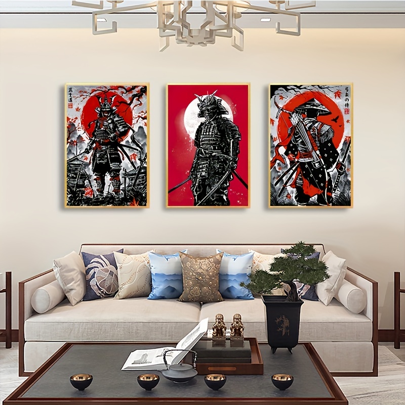 dynamic samurai poses Anime HD Posters Poster Decorative Painting Canvas  Wall Art Living Room Posters Bedroom Painting : : Everything Else