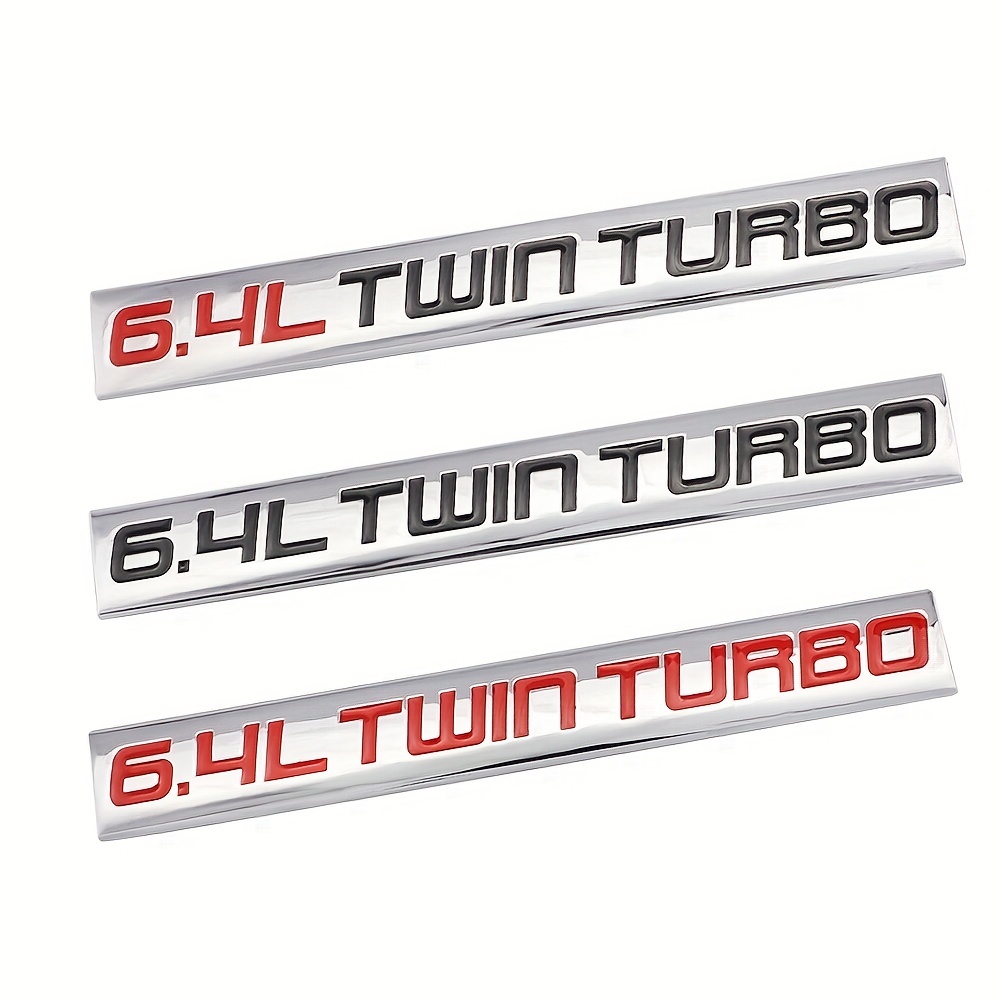 Auto Styling Metall Turbo Logo Auto Emblem Premium 3d Sport - Temu