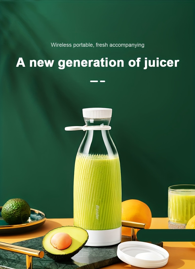 1pc electric juicer cup portable electric juicer bleader fruit bottle usb charging milk shake cup antioxidant multifunctional personal fruit mixer kitchen stuff clearance kitchen accessories juicer accessories back to school supplies details 0