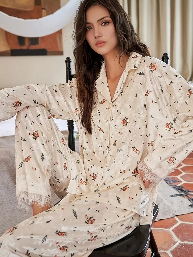 Womens Velvet Pajamas - Temu