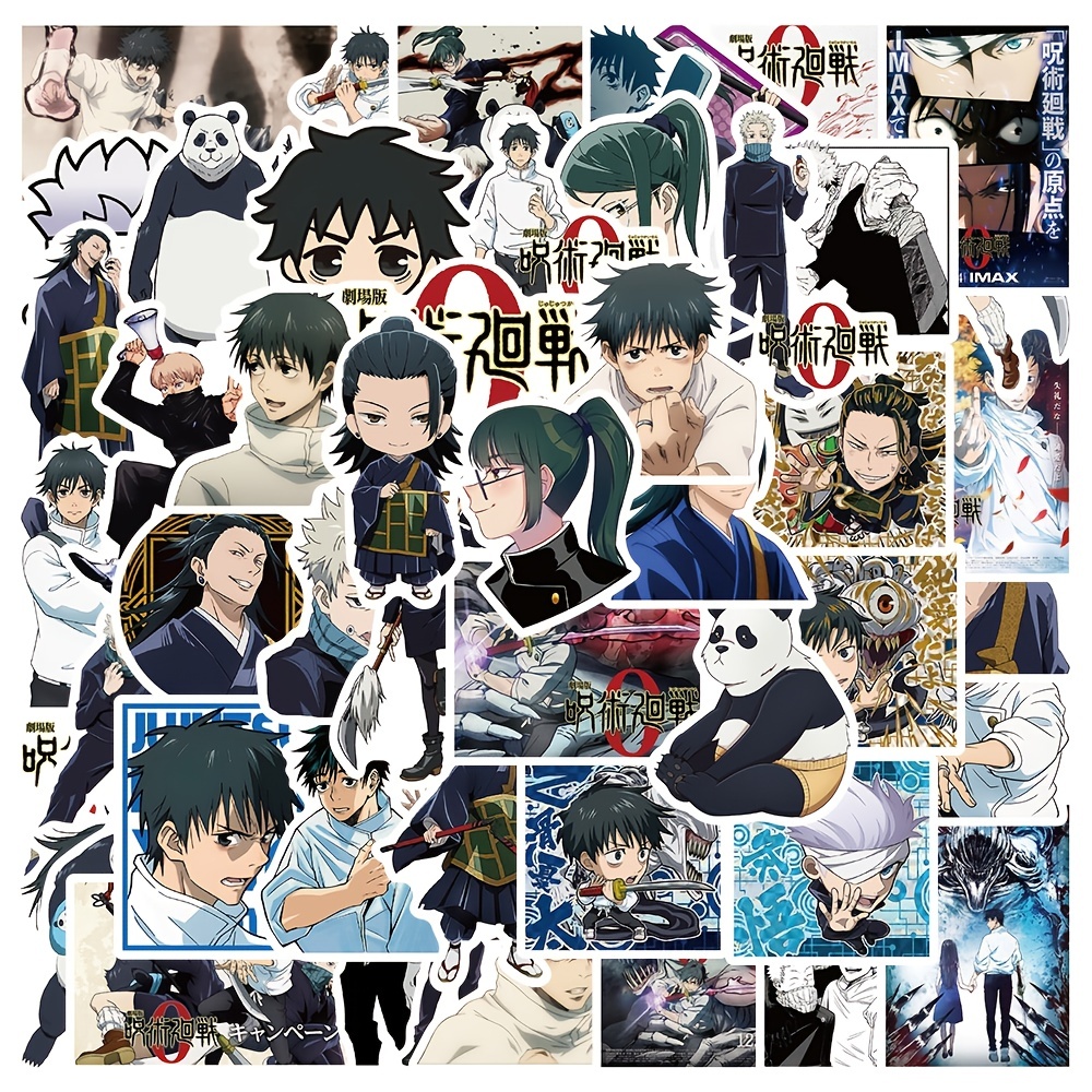 50 pcs Anime Cartoon Anime Autocollants Valise Ordinateur Planche À  Roulettes Voiture Moto Étanche Graffiti Autocollants