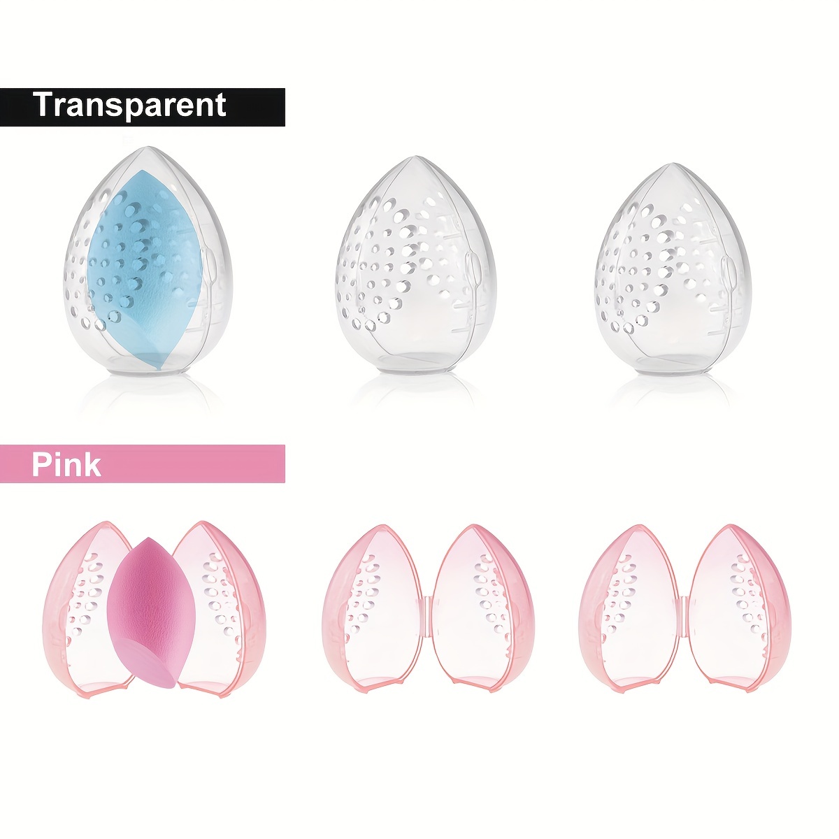 5 Colors Hygienic Silicone Makeup Sponge Holder