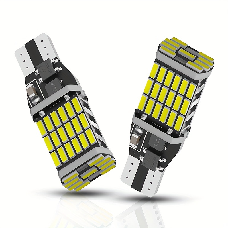 2 PCS T10 6W White Light 10 SMD 5630 LED Error-Free Canbus Car Clearance  Lights