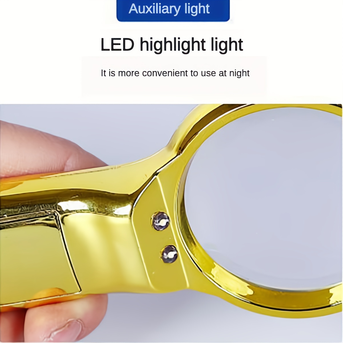 Magnifying Glass Light Handheld 30x High definition High - Temu