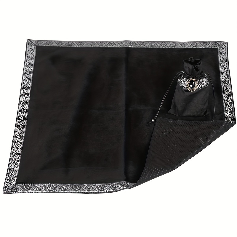 2pcs Large Size Velvet Tarot Cloth and Bag Set 65X65CM
