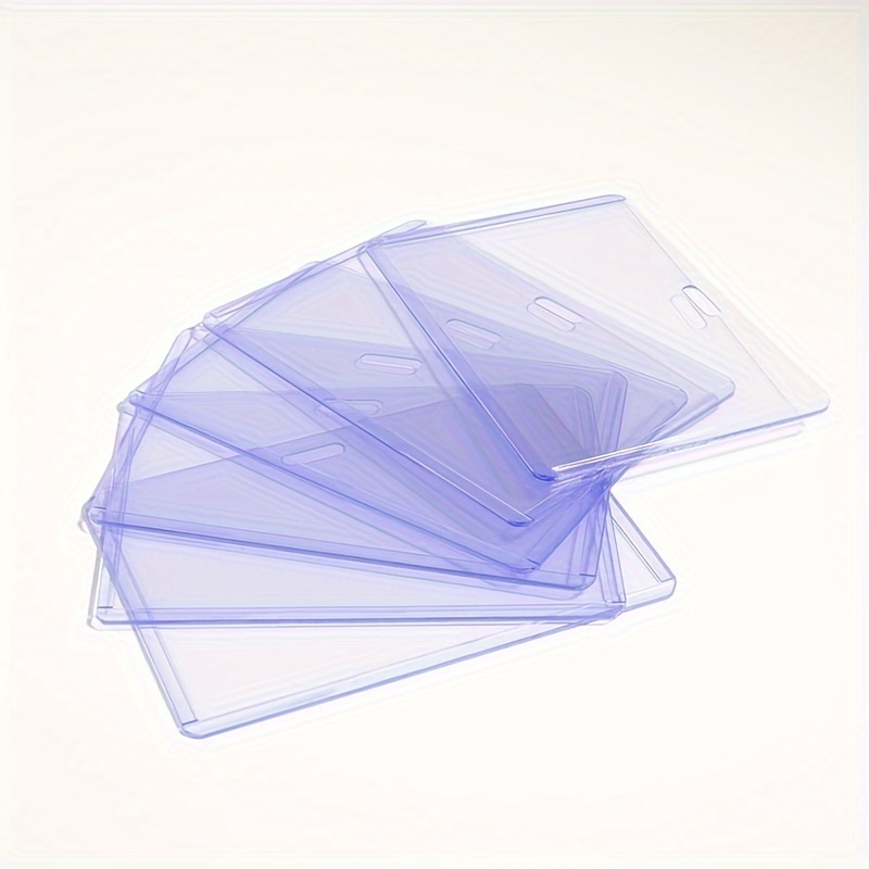 20 Piezas Cubierta Plástico Duro Transparente Tarjeta - Temu Spain