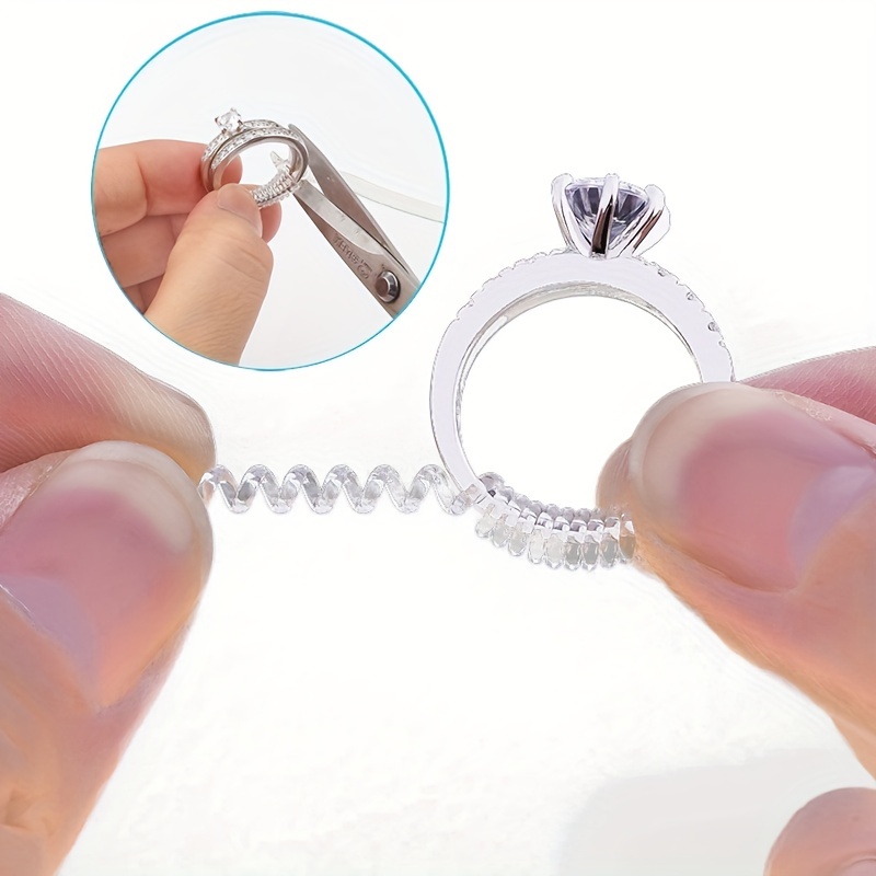 Ring Sizer Adjuster For Loose Rings - 12 Pack, 2 Sizes For