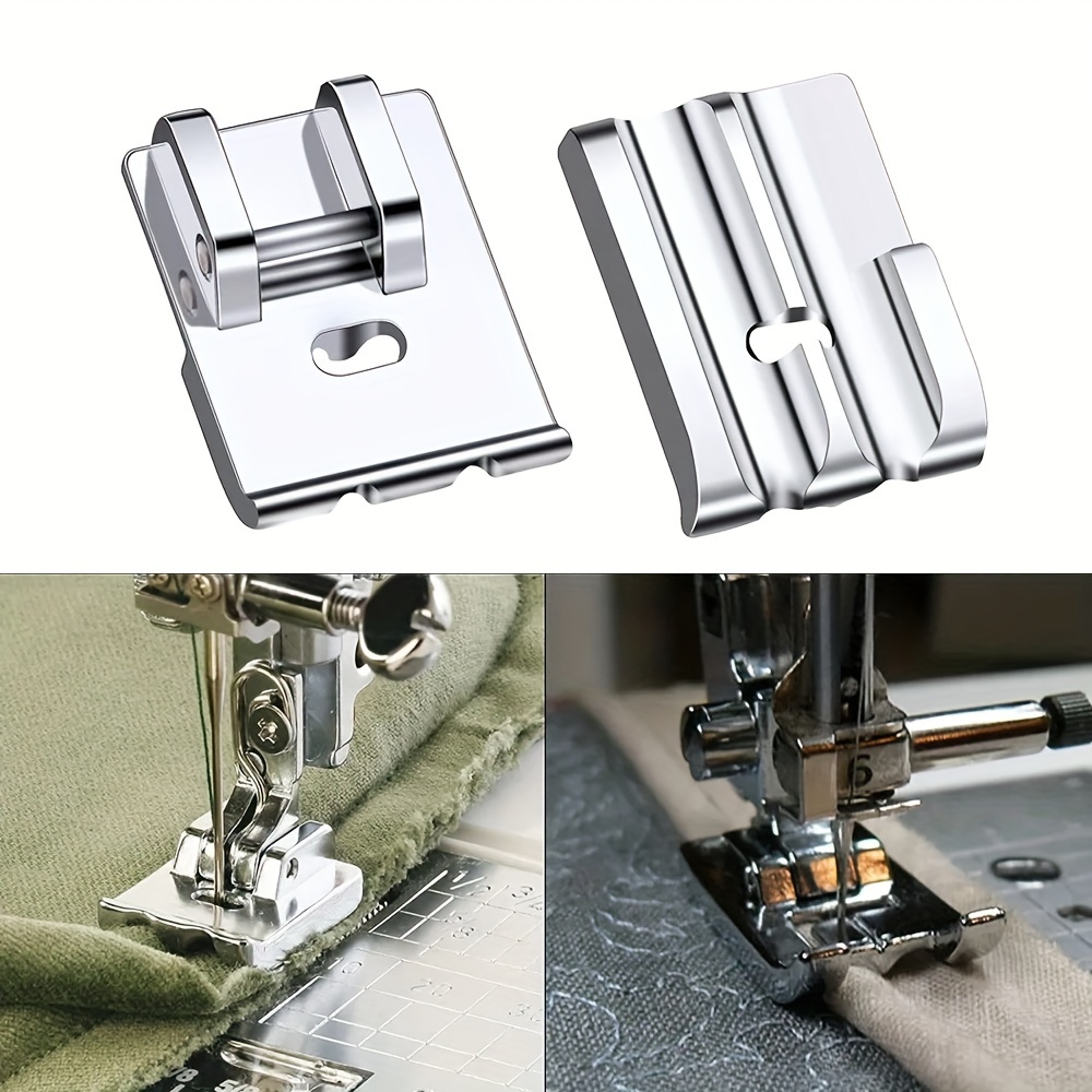 Piping Sewing Machine Presser Foot - Fits All Low Shank Snap-On Singer,  Brother, Babylock, Euro-Pro, Janome, Kenmore, White, Juki, New Home
