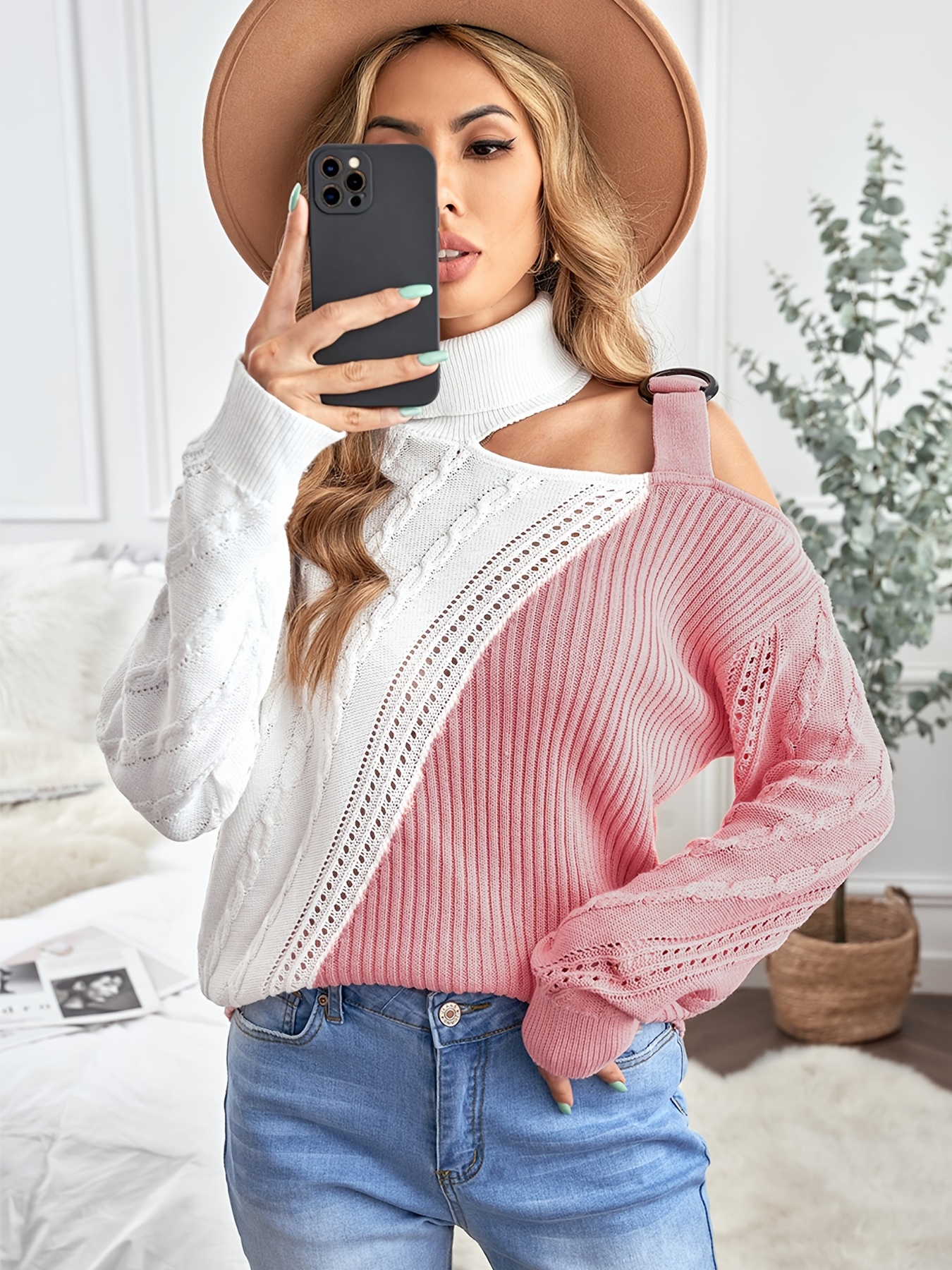 Shoulder deals cutout sweater