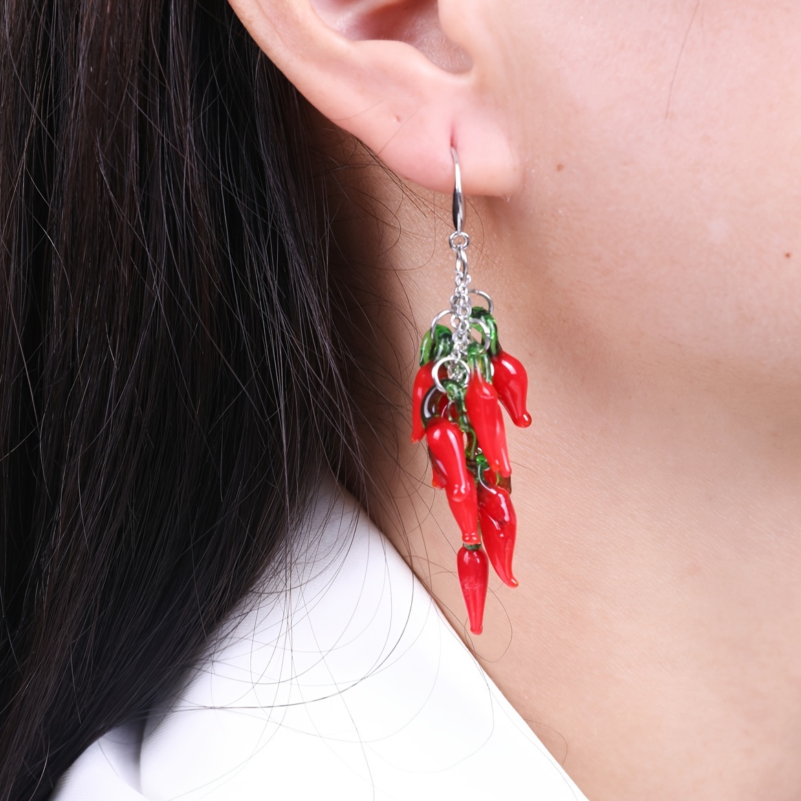 Dangle on sale ball earrings