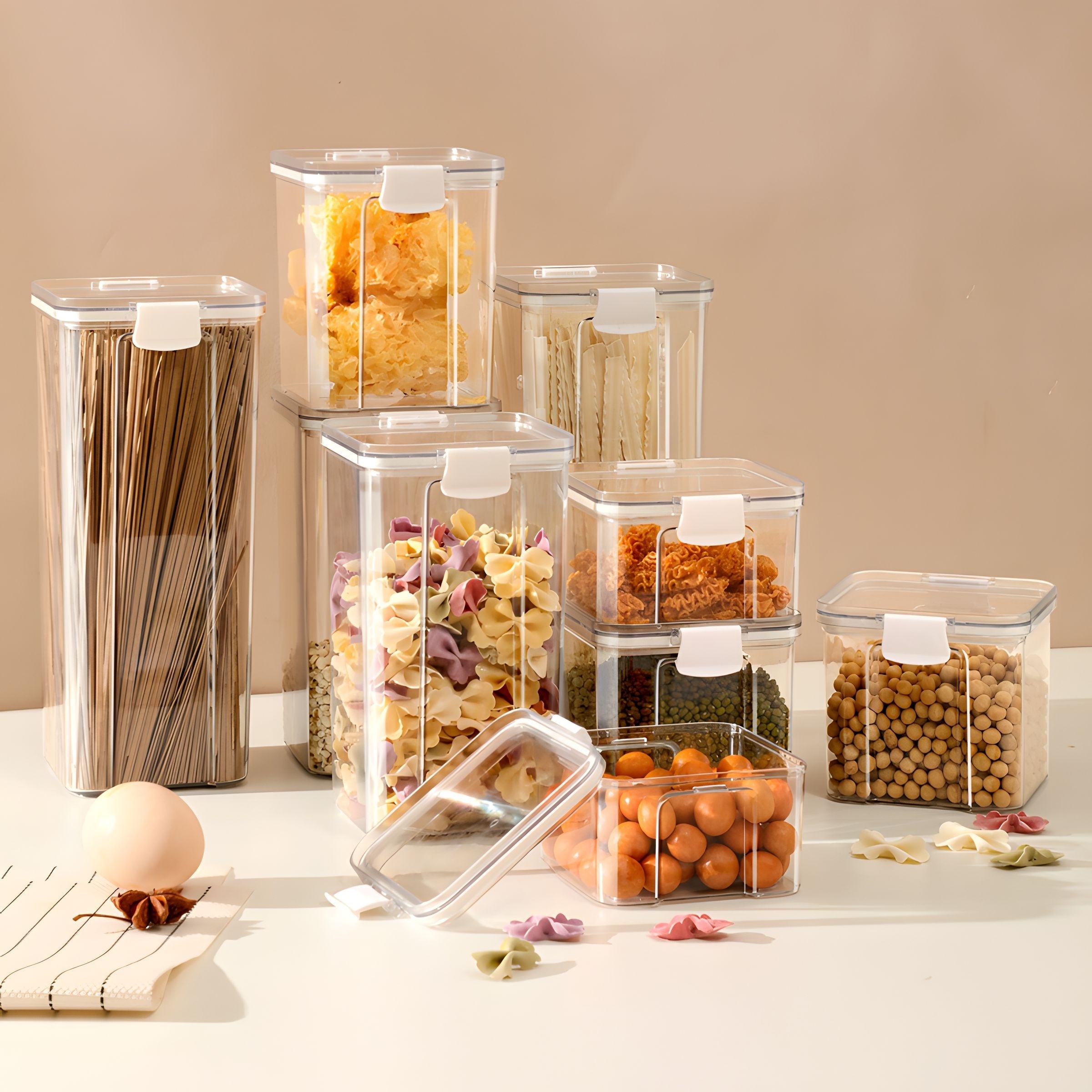 Clear Kitchen Storage Box Transparent Food Storage Container - Temu