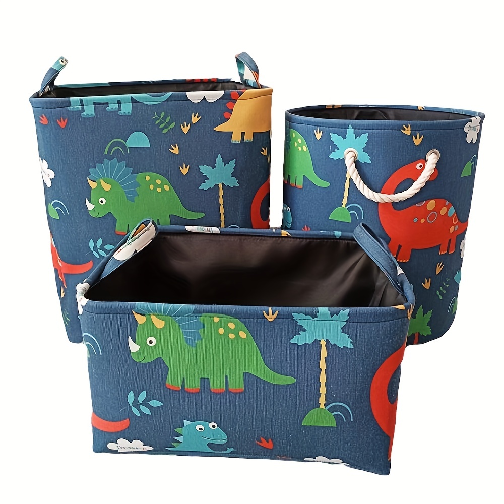 Cute Dinosaur Storage Bins Jungle Collapsible Storage Bins Baskets