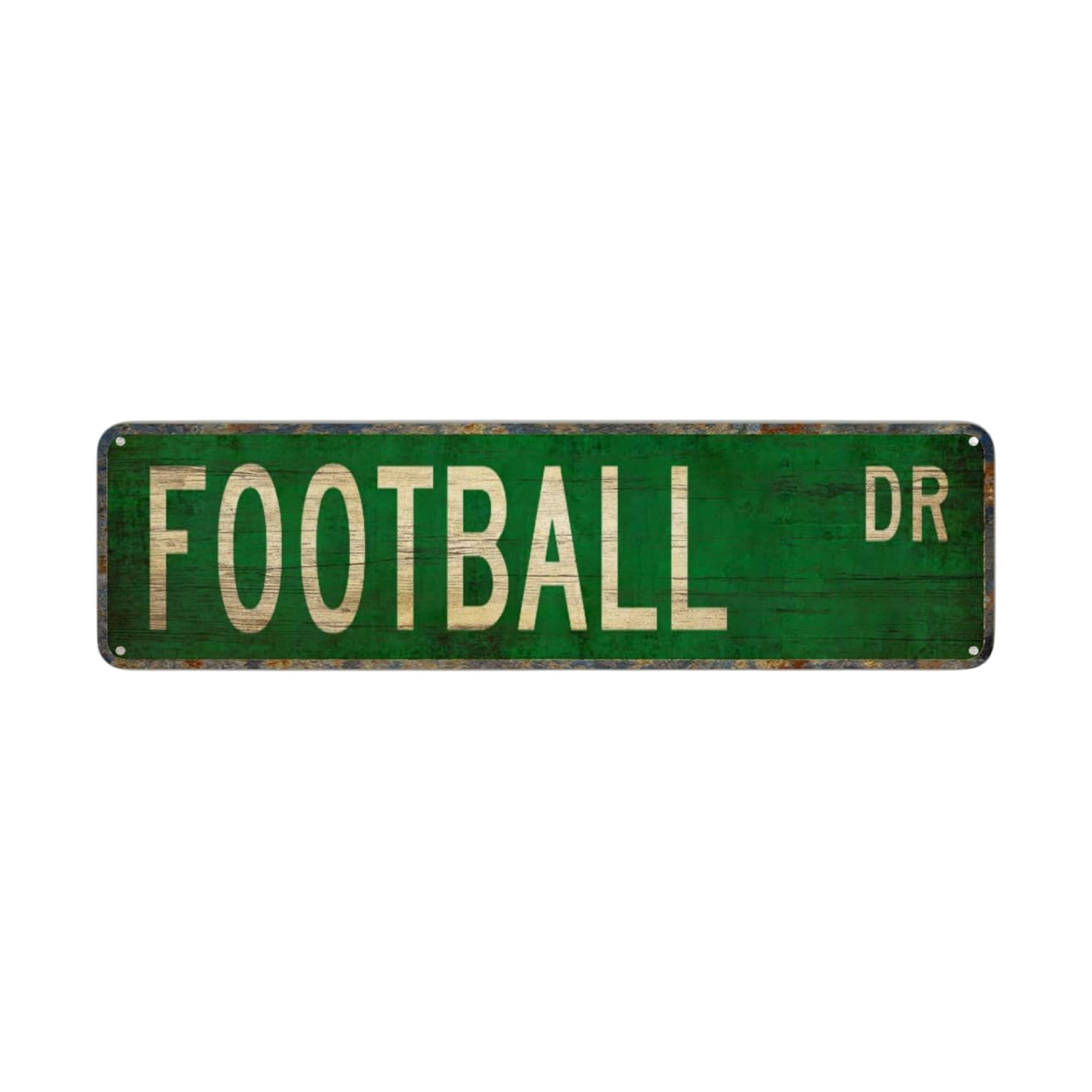 

1pc, Football Dr Metal Tin Sign (15.75"x3.94"/40x10cm), Novelty Home Decor