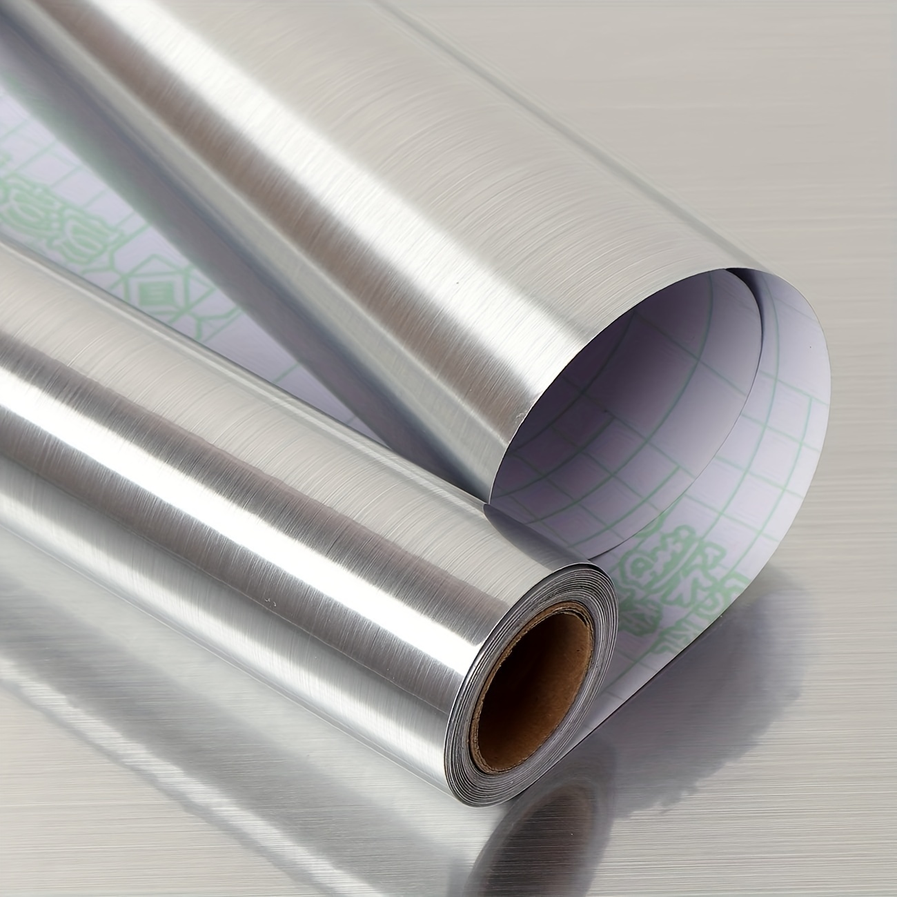 Stainless Steel Contact Paper for Countertop Waterproof Silver Metallic  Wallpaper Peel and Stick Kitchen Backsplash Self Adhesive Dishwasher Fridge