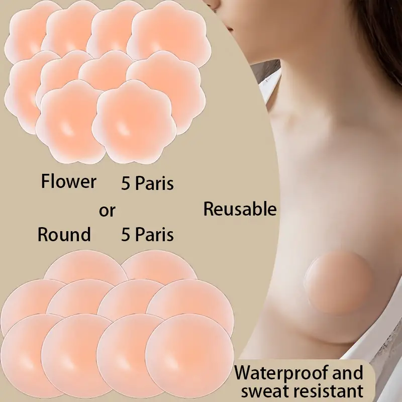 Silicone Nipple Covers Reusable Ultra soft Nippleless Cover - Temu France
